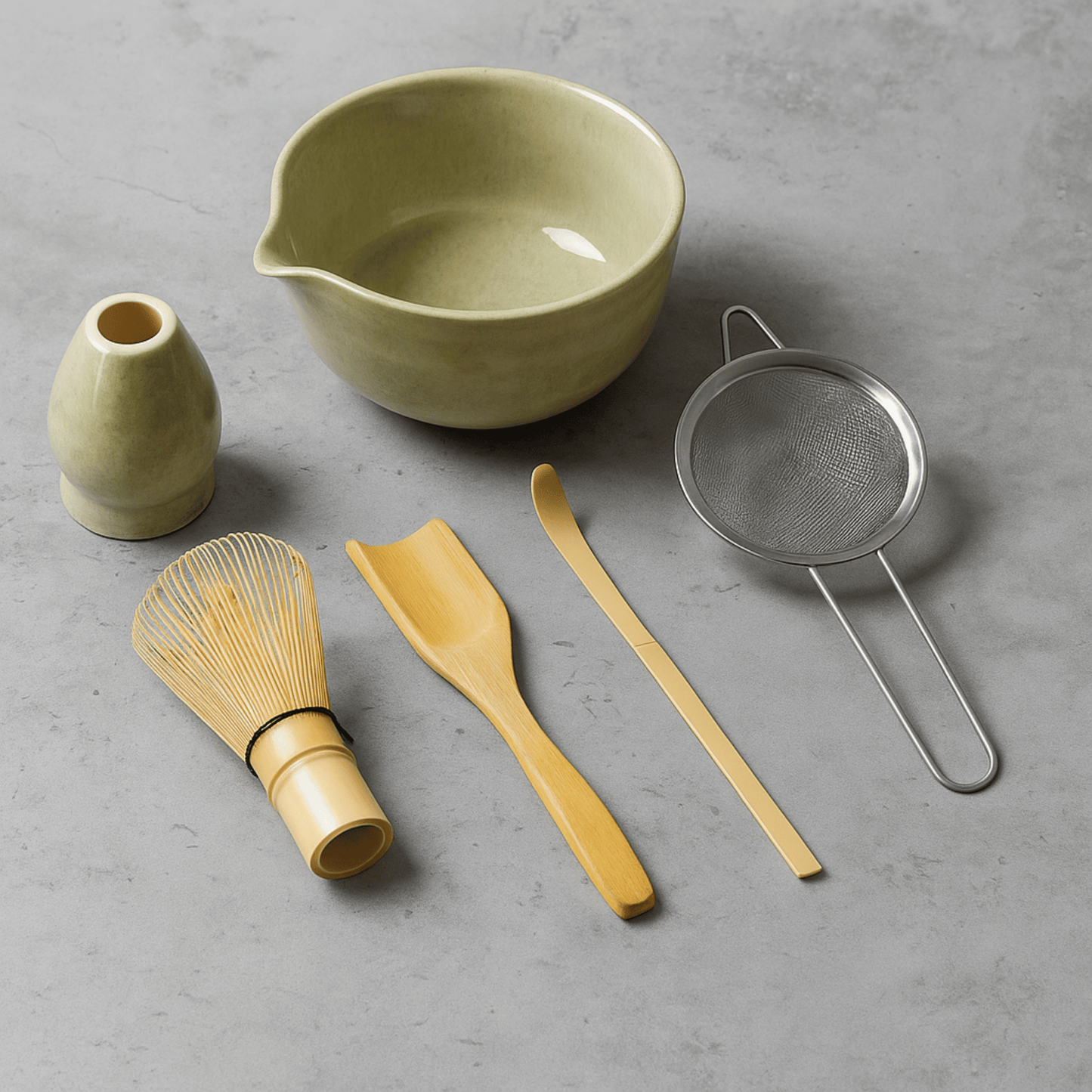 Chado Matcha Tea Set – Traditional Japanese Whisk, Bowl & Spoon 3