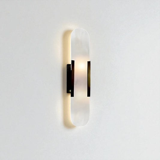 Chan Black and Gold LED Wall Lamp 0