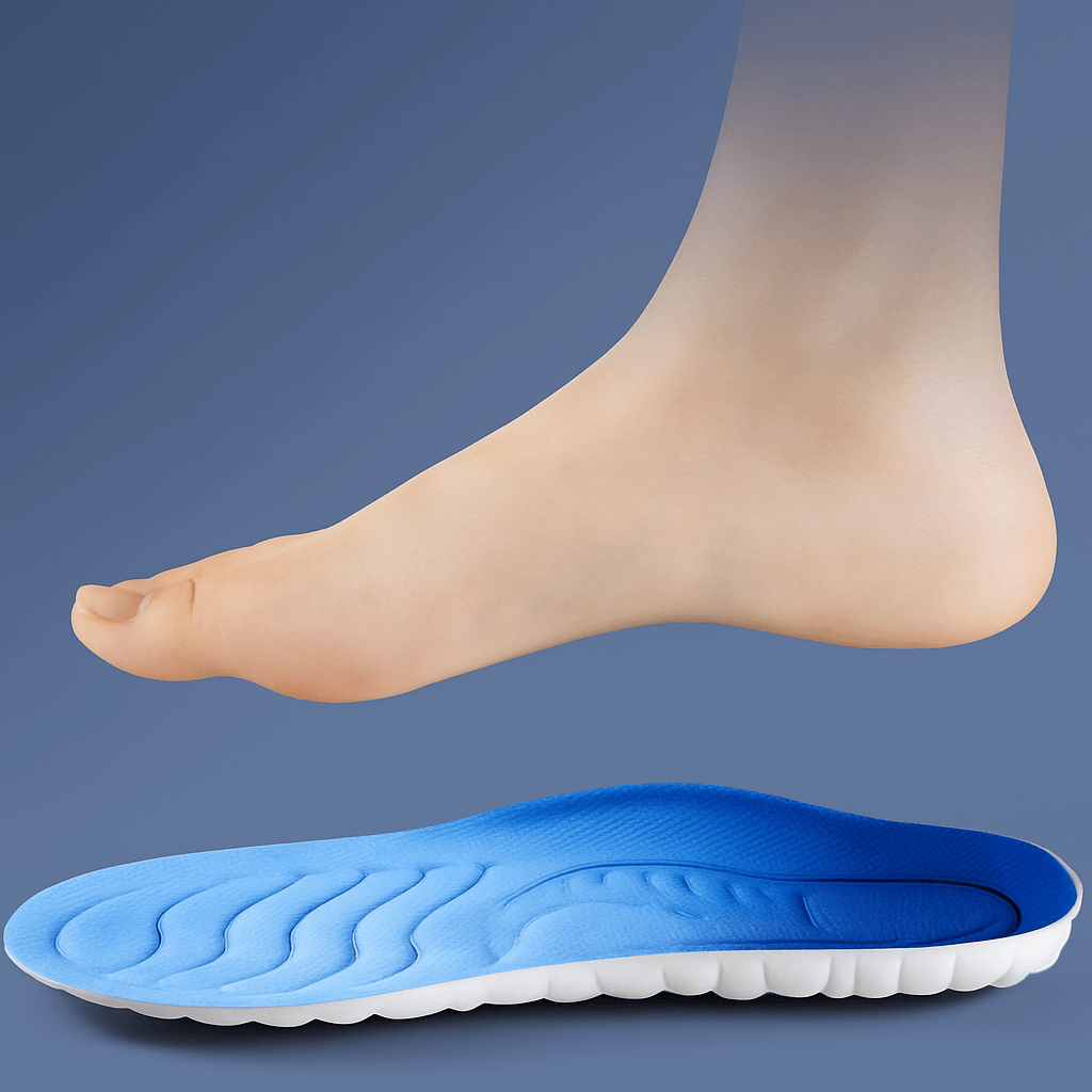 Royallure CloudFlex Orthopedic Insoles – 4D Memory Foam, Shock-Absorbing, Trim-to-Fit
