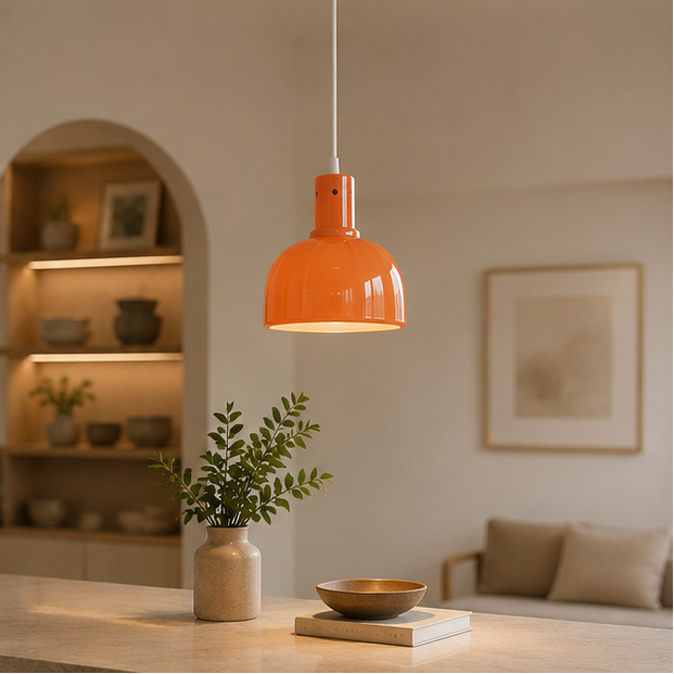 Minimalist Handmade Glass Shade Pendant Light