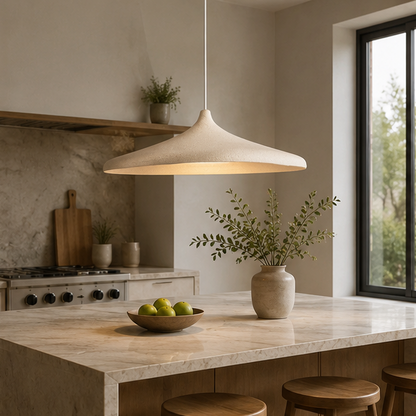 RoyaleGlow Organic Modern Wabi-Sabi Pendant Light for Dining Rooms