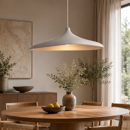 RoyaleGlow Organic Modern Wabi-Sabi Pendant Light for Dining Rooms