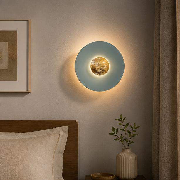 RoyaleGlow Modern Chrome UFO LED Wall Sconce for Contemporary Interiors