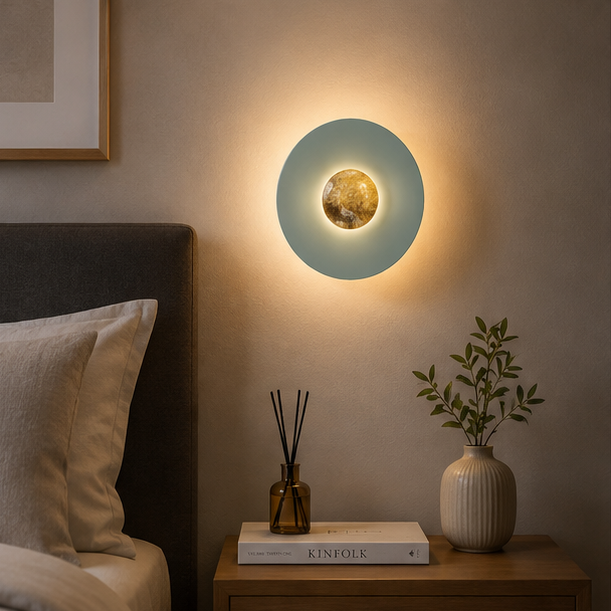 RoyaleGlow Modern Chrome UFO LED Wall Sconce for Contemporary Interiors