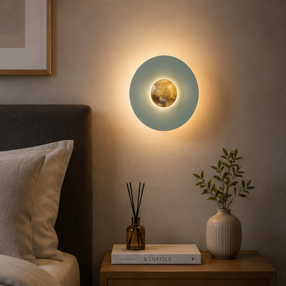 RoyaleGlow Modern Chrome UFO LED Wall Sconce for Contemporary Interiors