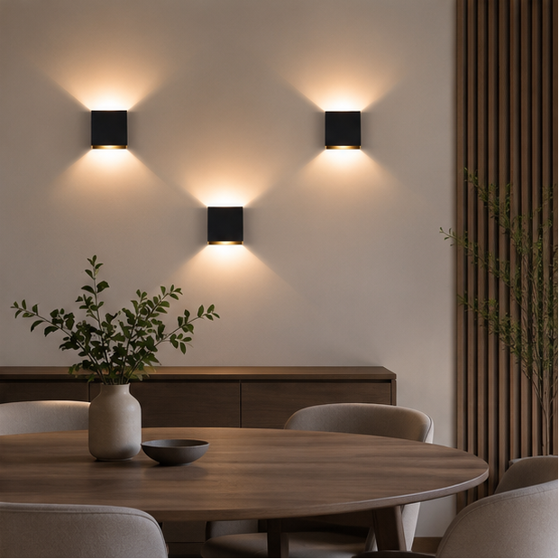 Lumora Nordic Led Wall Light Minimalist Warm Glow Wall Lamp For Living Rooms And Hallways