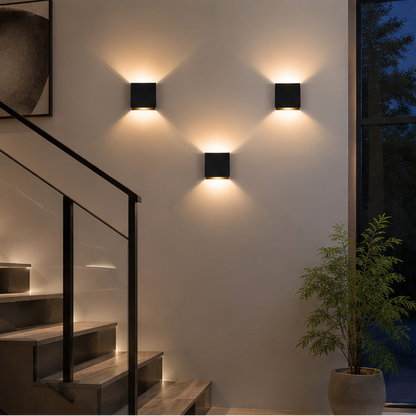 Lumora Nordic Led Wall Light Minimalist Warm Glow Wall Lamp For Living Rooms And Hallways