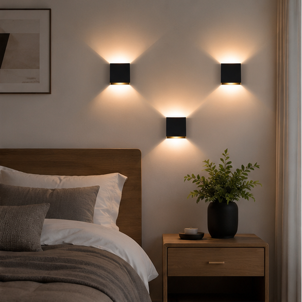 Lumora Nordic Led Wall Light Minimalist Warm Glow Wall Lamp For Living Rooms And Hallways