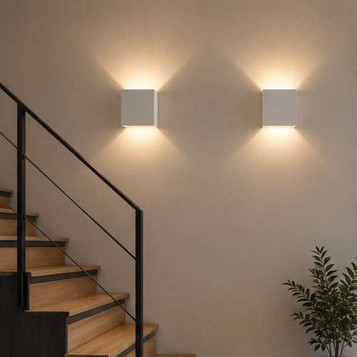 Lumora Nordic Led Wall Light Minimalist Warm Glow Wall Lamp For Living Rooms And Hallways