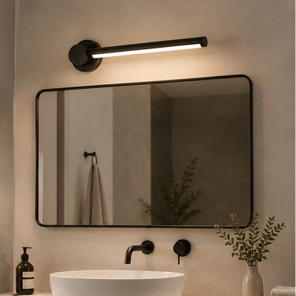Royelux Modern Black LED Wall Sconce - Dimmable Aluminum Acrylic Light