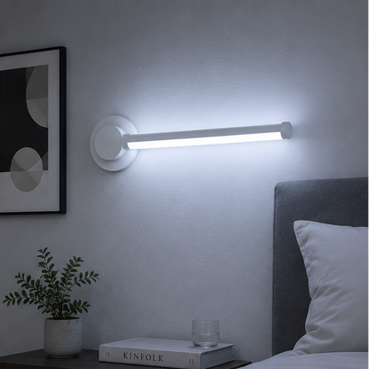 Royelux Modern Black LED Wall Sconce - Dimmable Aluminum Acrylic Light