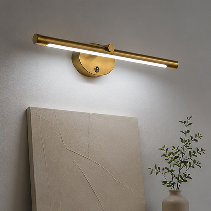 Royelux Modern Black LED Bathroom Vanity Light with Integrated Switch