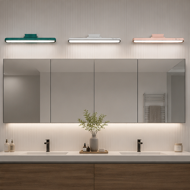 RoyaleGlow Magnetic LED Vanity Light with 3 Color Modes - Rechargeable & Dimmable