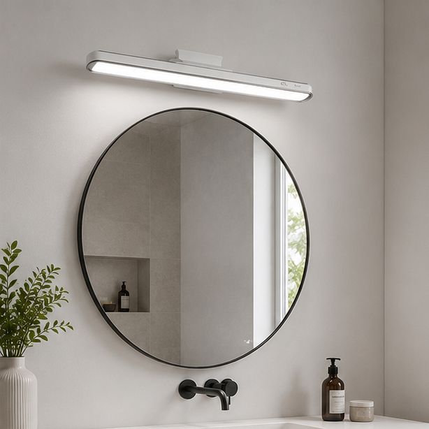RoyaleGlow Magnetic LED Vanity Light with 3 Color Modes - Rechargeable & Dimmable
