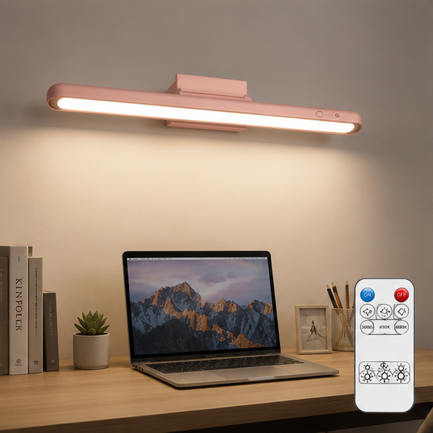 RoyaleGlow Magnetic LED Vanity Light with 3 Color Modes - Rechargeable & Dimmable