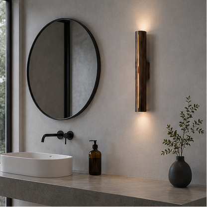 LuxRoyale Modern Copper LED Wall Sconce for Luxury Home & Hotel Background Lighting