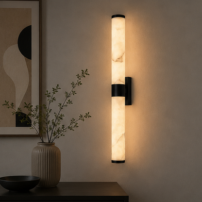 RoyaleGlow Modern Double Tube Wall Sconce - Elegant Up/Down Lighting