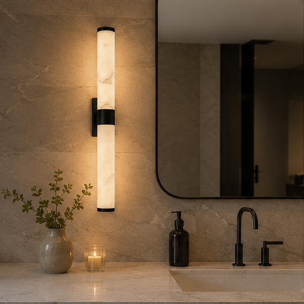 RoyaleGlow Modern Double Tube Wall Sconce - Elegant Up/Down Lighting
