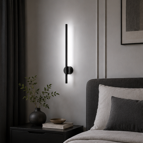 RoyaleGlow Modern Minimalist LED Wall Sconce - Linear Strip Wall Light