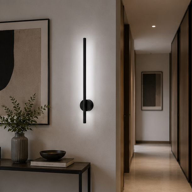 RoyaleGlow Modern Minimalist LED Wall Sconce - Linear Strip Wall Light