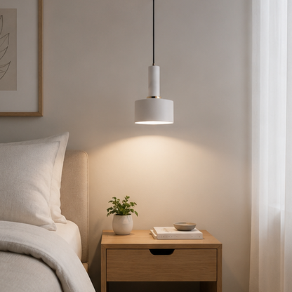 Royelux Modern Aqua Blue Pendant Light - Adjustable Hanging Lamp for Kitchen Island