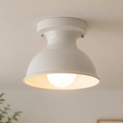 Royelux Modern Ceramic Flush Mount Ceiling Light for Entryway & Bedroom