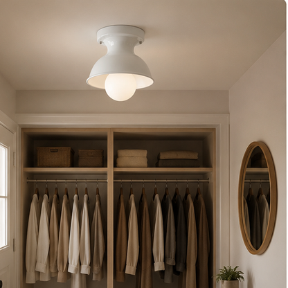 Royelux Modern Ceramic Flush Mount Ceiling Light for Entryway & Bedroom