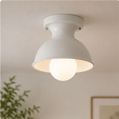 Royelux Modern Ceramic Flush Mount Ceiling Light for Entryway & Bedroom