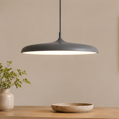 Royallure Modern LED Kitchen Pendant Light - Adjustable Height Flying Saucer Design