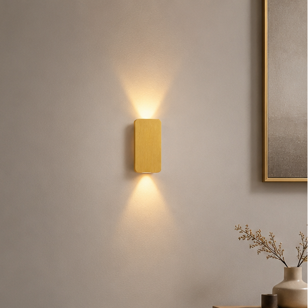 Royallure Modern Up & Down Wall Sconce Light with Warm LED for Indoor Lighting