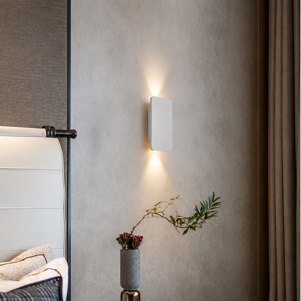 Royallure Modern Up & Down Wall Sconce Light with Warm LED for Indoor Lighting