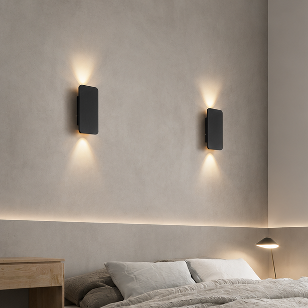 Royallure Modern Up & Down Wall Sconce Light with Warm LED for Indoor Lighting