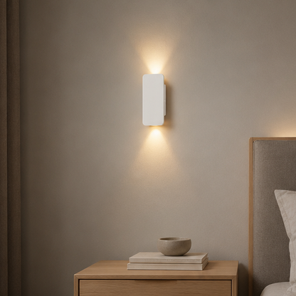 Royallure Modern Up & Down Wall Sconce Light with Warm LED for Indoor Lighting