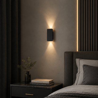 Royallure Modern Up & Down Wall Sconce Light with Warm LED for Indoor Lighting