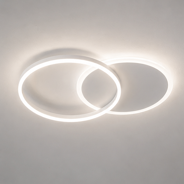 Luxora Floating Ring LED Ceiling Lamp - Modern Minimalist Ambient Fixture
