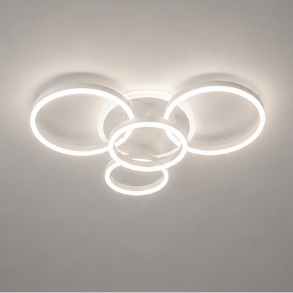 Luxora Floating Ring LED Ceiling Lamp - Modern Minimalist Ambient Fixture
