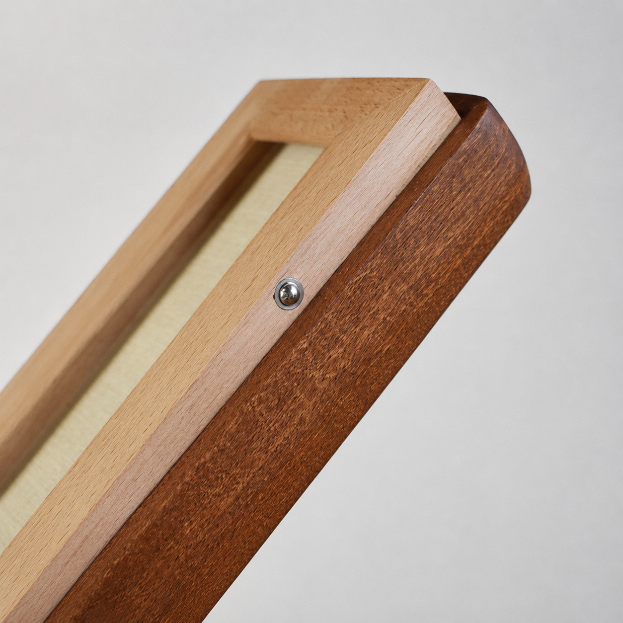 Lumora Modern Natural Wood Triple Photo Frame for Desk Display