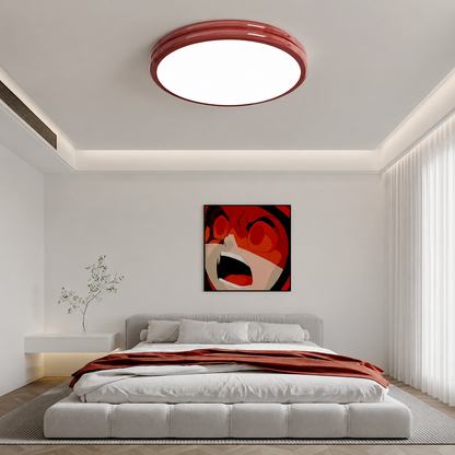 Royaleva Modern Round Double-Layered LED Flush Mount Ceiling Light