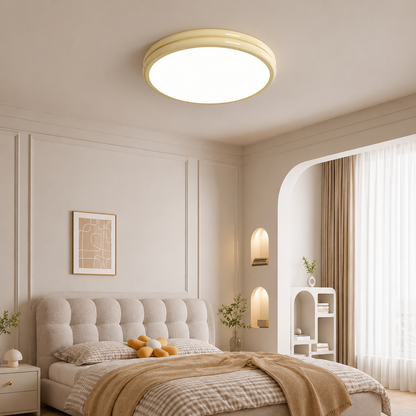 Royaleva Modern Round Double-Layered LED Flush Mount Ceiling Light