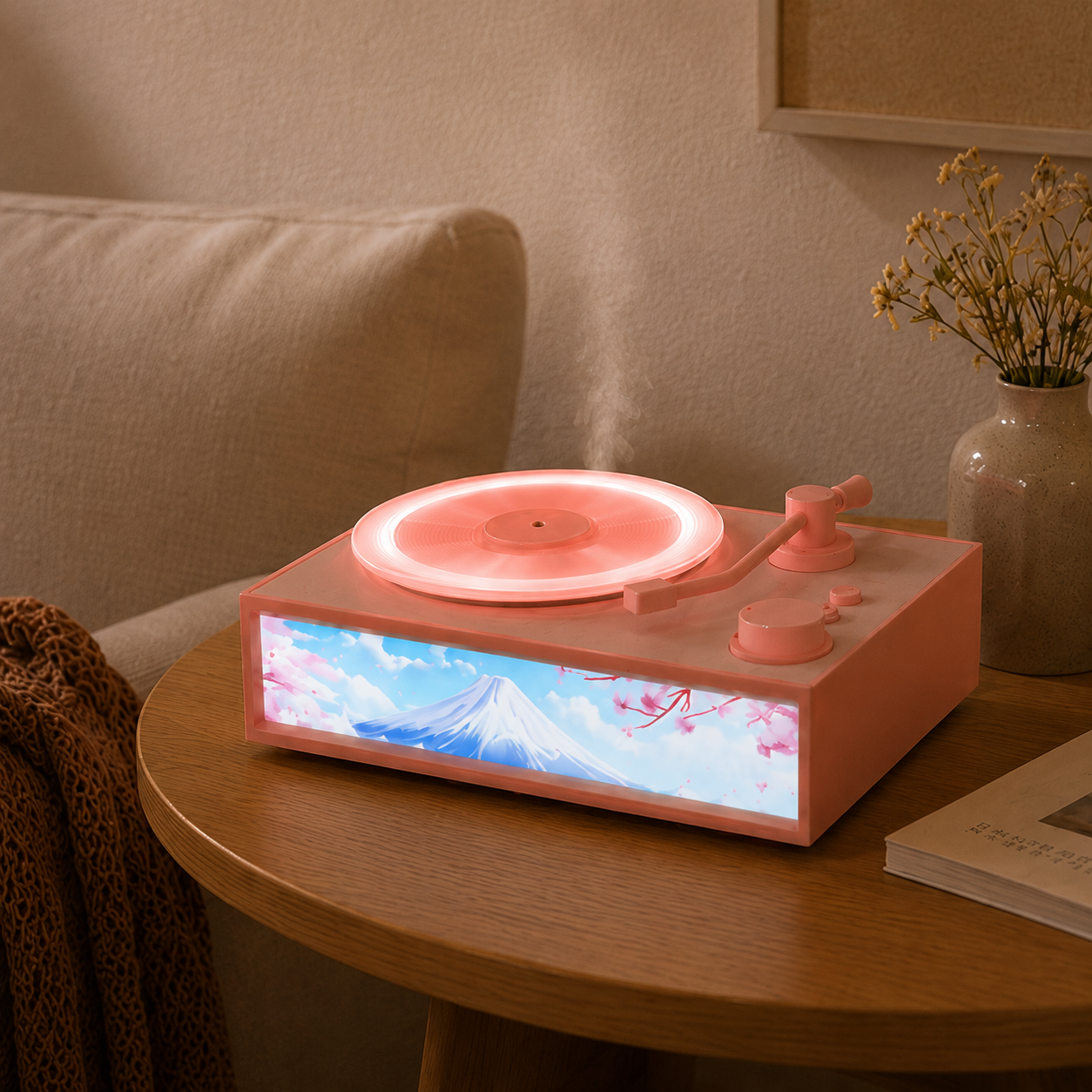 LuxRoyale Smart Ambient Speaker Diffuser with Dynamic Visual Display