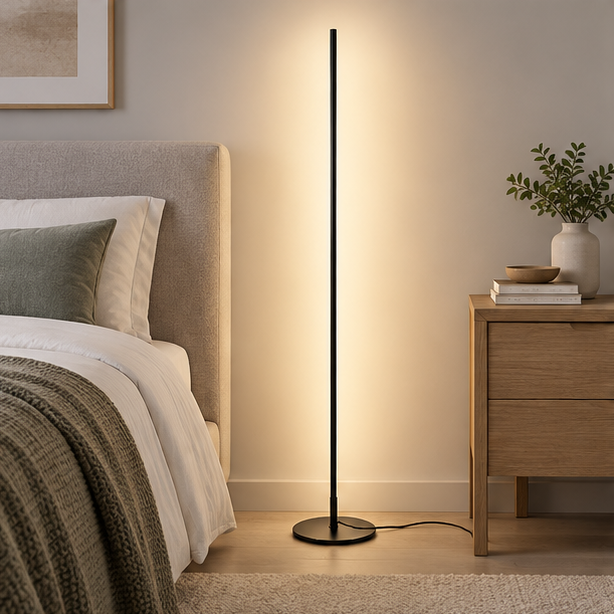 Royelux Modern Minimalist LED Standing Floor Lamp For Living Room