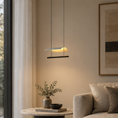 Royelux Modern Linear LED Pendant Light - Minimalist Hanging Fixture