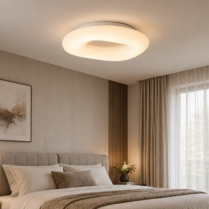 Royelux Modern LED Ceiling & Pendant Light - Remote Controlled  Flush Mount & Hanging Fixture