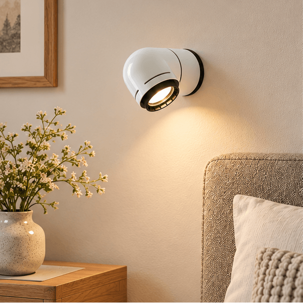 RoyaleGlow Adjustable Modern Wall Sconce Light with Dimmable Focus Lens - Royale Basic