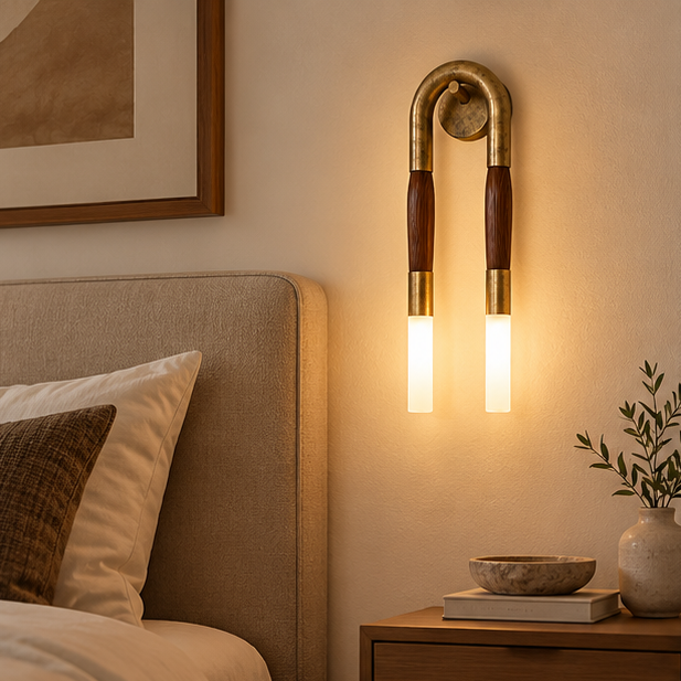 Royelux Modern Double Head LED Wall Sconce Adjustable Metal Light Fixture