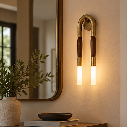Royelux Modern Double Head LED Wall Sconce Adjustable Metal Light Fixture