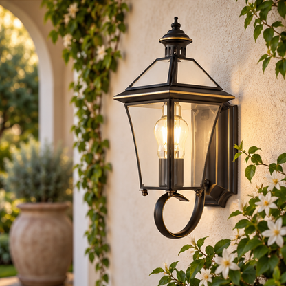 RoyaleGlow IP65 Waterproof Outdoor Wall Sconce - Modern Garden Lantern