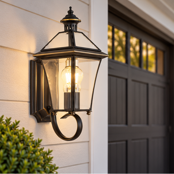 RoyaleGlow IP65 Waterproof Outdoor Wall Sconce - Modern Garden Lantern