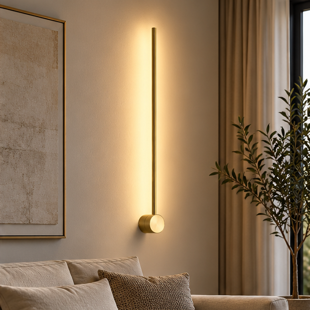 Royelux Modern LED Swivel Wall Sconce - Minimalist Metal Bedside Light Fixture