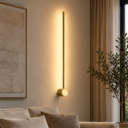 Royelux Modern LED Swivel Wall Sconce - Minimalist Metal Bedside Light Fixture